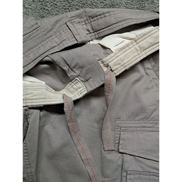 Match & Matchstick Cargo Shorts Mens Sz 40 Khaki Dress Chino Work Pockets Flat - Picture 6 of 14